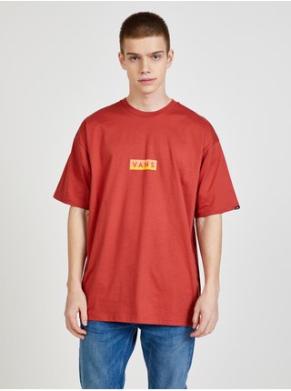 Červené pánské tričko s potiskem VANS
