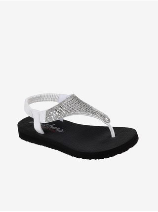 Bílé dámské sandály Skechers