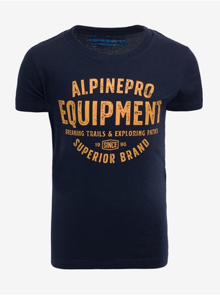 Tmavě modré dětské tričko ALPINE PRO DENNO 