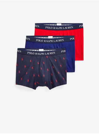 Boxerky pre mužov POLO Ralph Lauren - tmavomodrá, červená