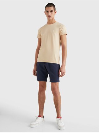 Béžové pánské tričko Tommy Hilfiger