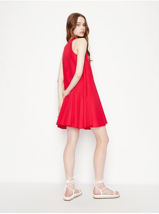 Červené šaty Armani Exchange