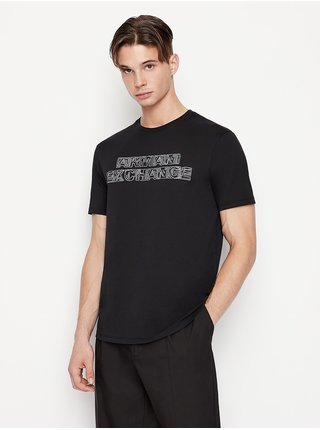 Čierne pánske tričko Armani Exchange