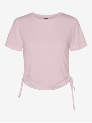 Světle růžové tričko Noisy May Line