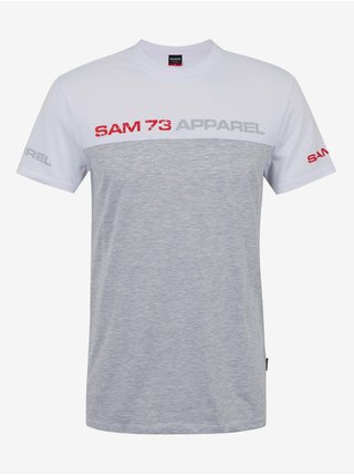 Bílé pánské tričko SAM 73 Malcolm