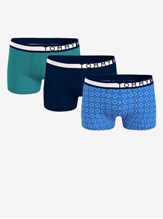 Set pánských boxerek v modré a zelené barvě Tommy Hilfiger Underwear
