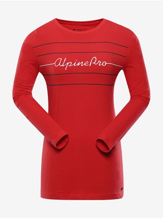 Dámské bavlněné triko ALPINE PRO MEGANA 2 červená