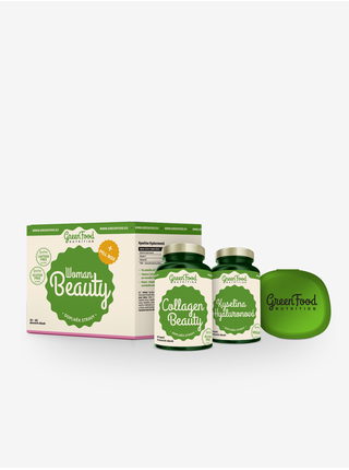 Sada Woman Beauty + darček Pill box GreenFood Nutrition