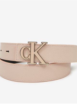 Světle růžový dámský pásek Calvin Klein Jeans