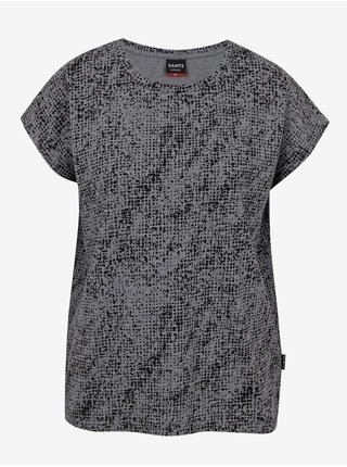 Tmavě šedé dámské vzorované tričko SAM 73 Veronica
