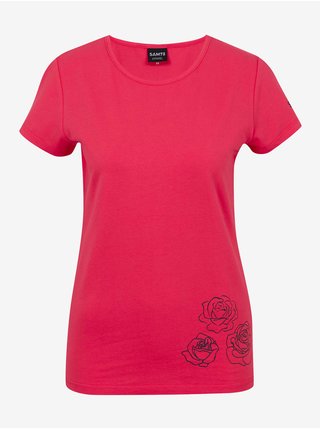 Tmavě růžové dámské tričko SAM 73 Bethany