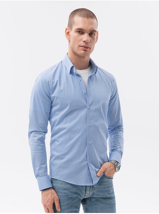 Světle modrá pánská košile Ombre Clothing K614