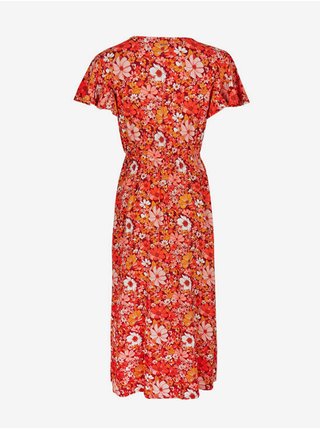 Červené letné kvetované šaty O'Neill