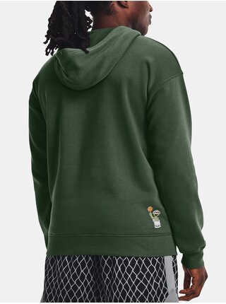 Mikina Under Armour CURRY X OSCAR GROUCHY HOODY - zelená