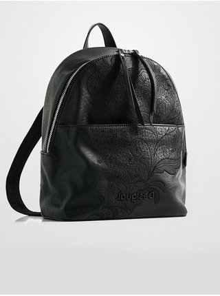 Černý dámský vzorovaný batoh Desigual Mombasa Mini