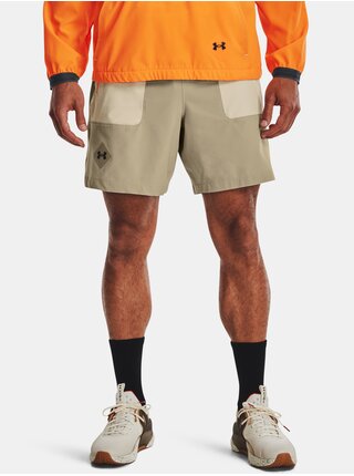 Kraťasy Under Armour UA Terrain Woven Shorts - hnědá