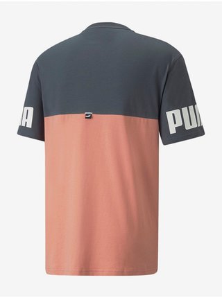 Šedo-růžové pánské tričko Puma