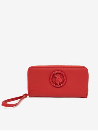 Červená dámská malá peněženka U.S. Polo Assn. Prestonwood