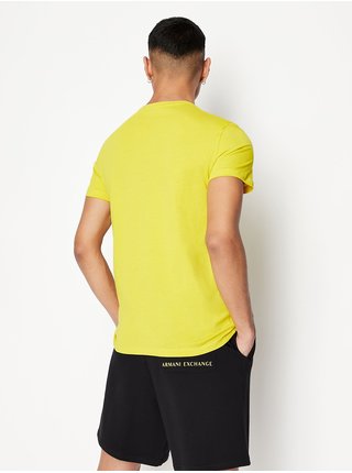 Žluté pánské tričko Armani Exchange