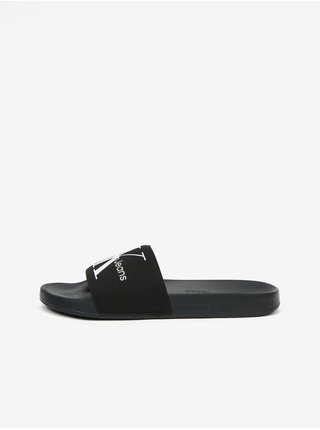 Sandále, papuče pre mužov Calvin Klein - čierna