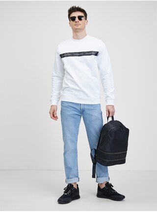 Bílá pánská mikina Calvin Klein Jeans