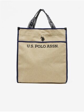 Béžová dámská velká taška U.S. Polo Assn. Halifax