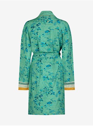 Tyrkysové dámské vzorované kimono PiP studio Tokyo Blossom Green