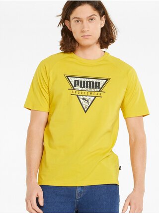 Žluté pánské tričko Puma Summer