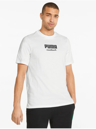 Bílé pánské tričko Puma x MINECRAFT