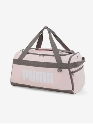 Světle růžová dámská sportovní taška Puma Challenger Duffel
