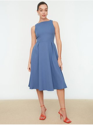 Modré dámské šaty Trendyol
