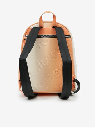 Oranžovo-krémový dámský batoh Desigual Colorama Deep Mombasa Mini 