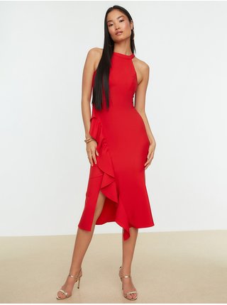 Spoločenské šaty pre ženy Trendyol - červená