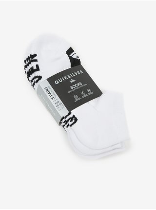 Sada tří párů pánských ponožek v bílé barvě Quiksilver