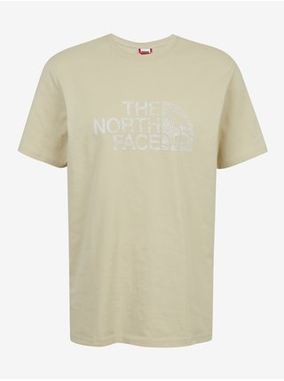Béžové pánské tričko The North Face Woodcut