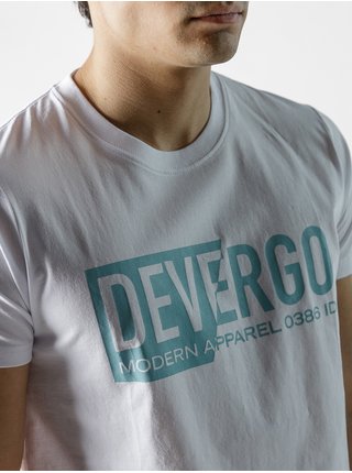 Bílé pánské tričko Devergo