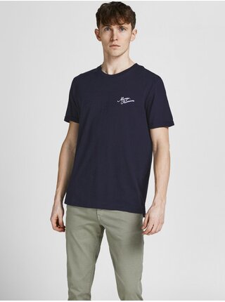 Tmavě modré tričko Jack & Jones Tropic