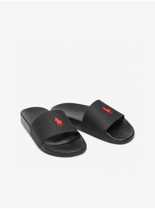Černé pánské pantofle POLO Ralph Lauren Polo Slide