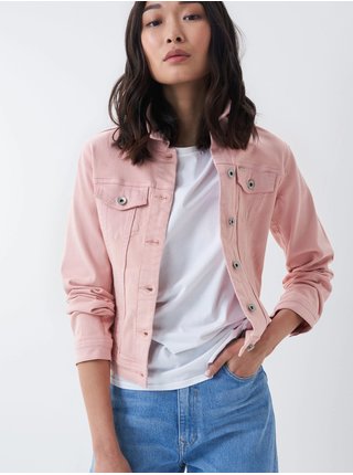 Růžová dámská džínová bunda Salsa Jeans Santa Fe