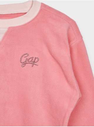 Růžová holčičí mikina GAP sweats