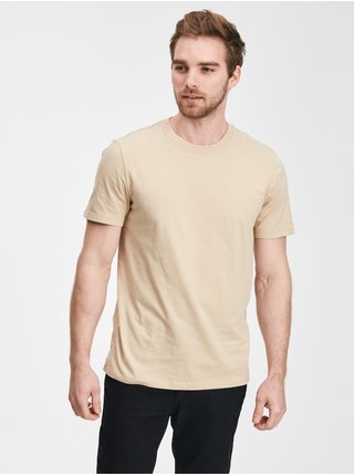 Béžové pánské tričko everyday soft GAP