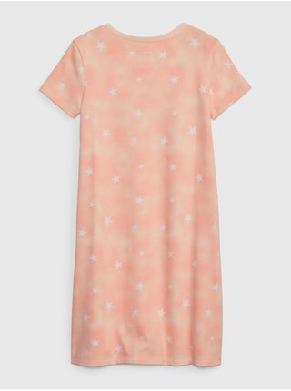 Růžové holčičí šaty šaty s logem GAP