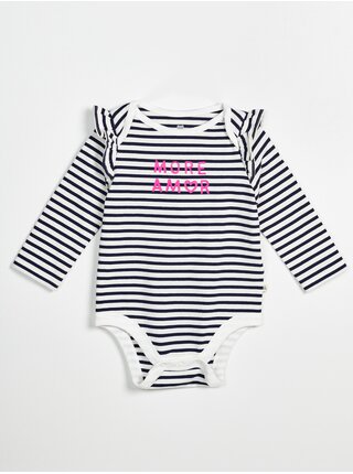 Modré dětské pruhované body GAP organic