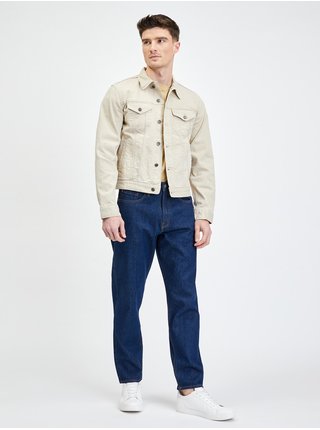 Béžová pánská džínová bunda sand khaki GAP