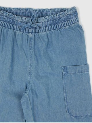 Modré holčičí kalhoty s kapsami GAP