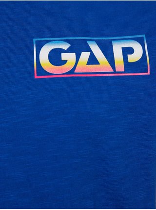 Tmavě modré klučičí tričko logo GAP