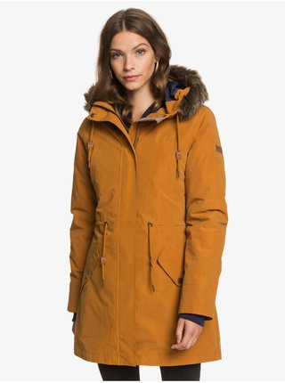 Hořčicová dámská zimní bunda Roxy 3v1