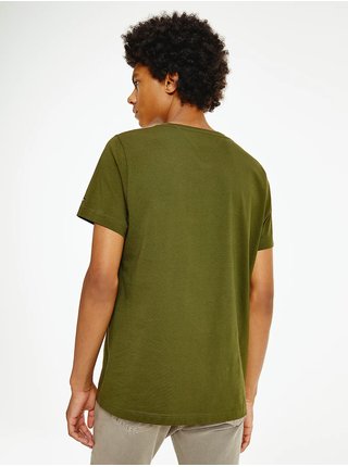 Zelené pánské tričko Tommy Hilfiger Logo Tee