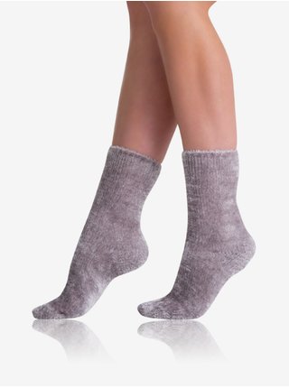 Šedé dámské měkké ponožky Bellinda EXTRA SOFT SOCKS   