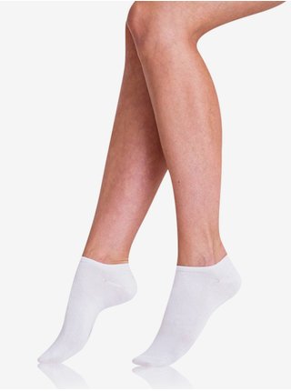 Sada dvou dámských ponožek v bílé barvě Bellinda COTTON IN-SHOE SOCKS 2x 